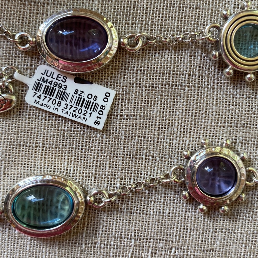 Brighton’s Silver Jules Nautical Blue tone Cool colors Necklace - Picture 2 of 7